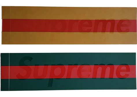 supreme gucci box logos